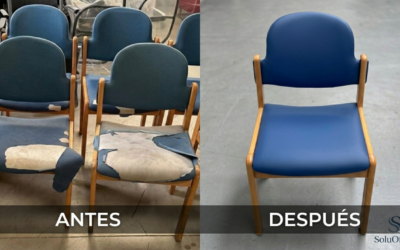 ¿Renovación o Reparación? Cómo ahorrar hasta un 60% en el mantenimiento de sillería de oficina y colectividades