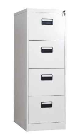 Archivador metalico 4 cajones acabado Gris RAL 7035