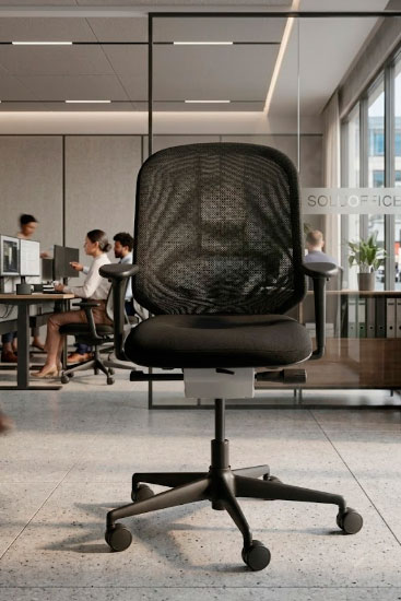 Silla de oficina ergonómica reacondicionada modelo MEDA PAL VITRA
